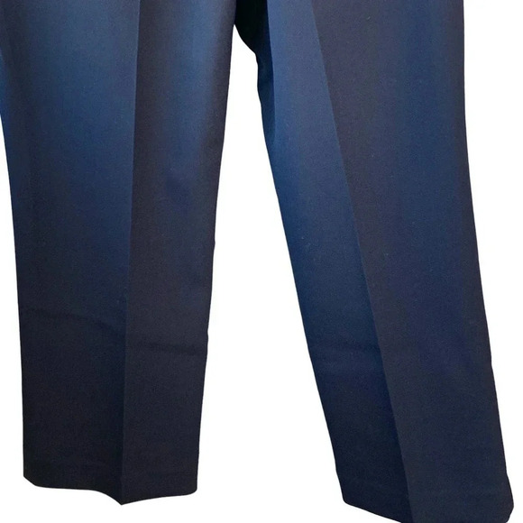 Ann Taylor Loft Maternity Casual Trouser Dress Pants Size 10M Navy Straight Leg - Picture 6 of 16